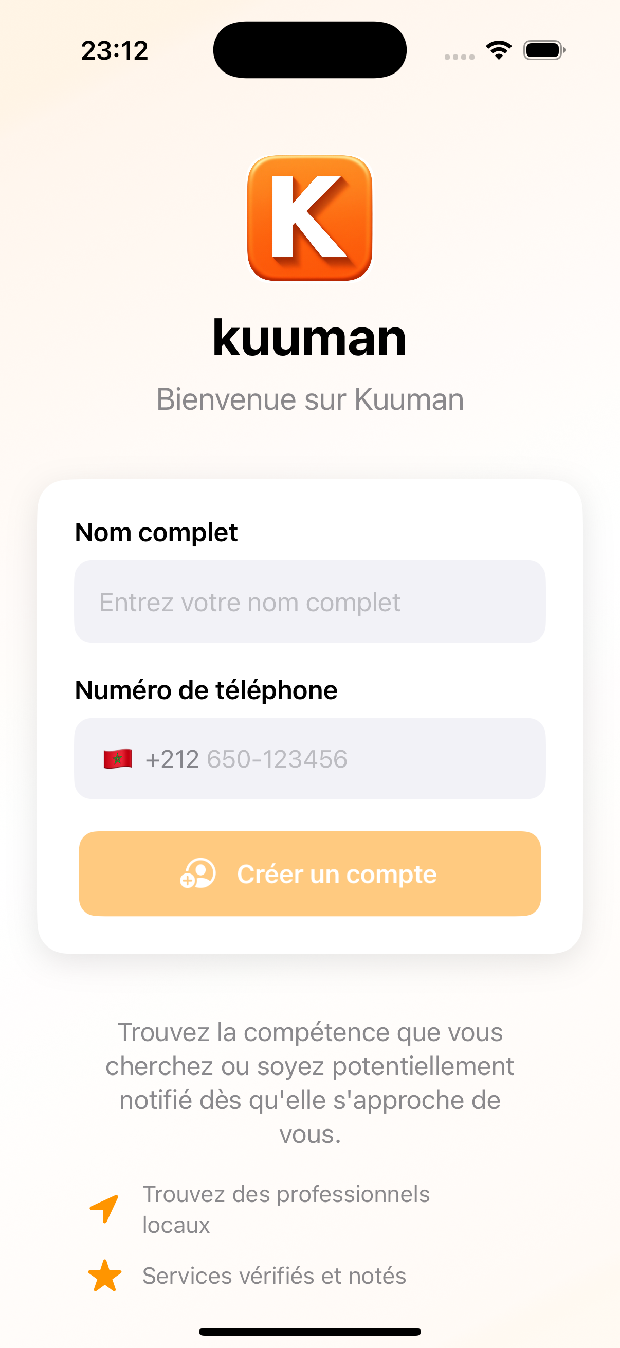 Kuuman App - Installation